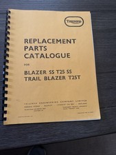 TRIUMPH MOTORCYCLE  PARTS CATALOG BOOK Blazer SS T25 SS TRAIL BLAZER T25T 1970