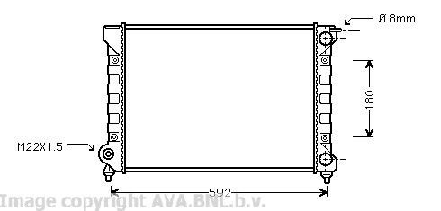 Golf cabriolet radiator - golf,
