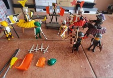 Vintage Playmobil 3265 Jousting Knights Medieval Tournament Plus extras