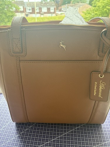 Ashwood leather handbag - handbag, tan