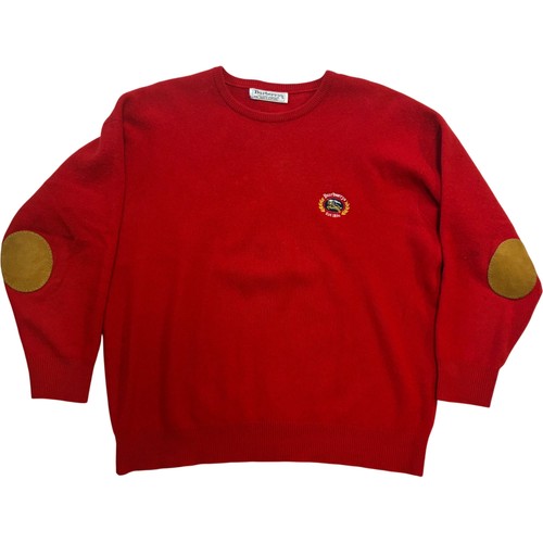 Burberrys red lambswool - red, jumper