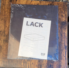 IKEA LACK  Black Floating Wall