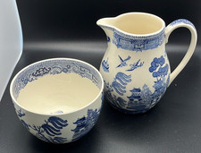 Wedgwood Blue Willow Jug &