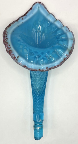 Dugan glass epergne horn - dugan,