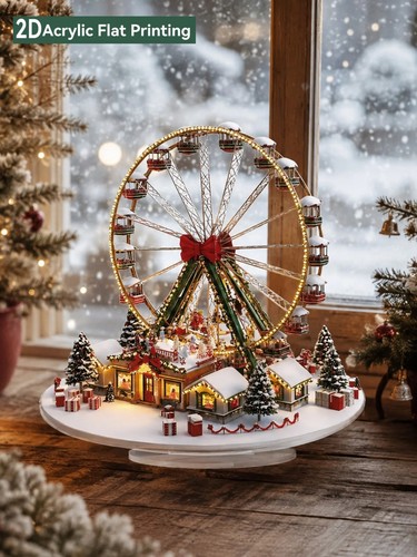 Christmas ferris wheel - christmas,