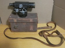 E R Watts & Sons Vintage Theodolite with original case and tool M1