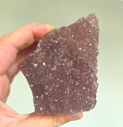 Polished pink amethyst - pink,