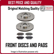 FRONT BRAKE DISCS AND PADS FOR