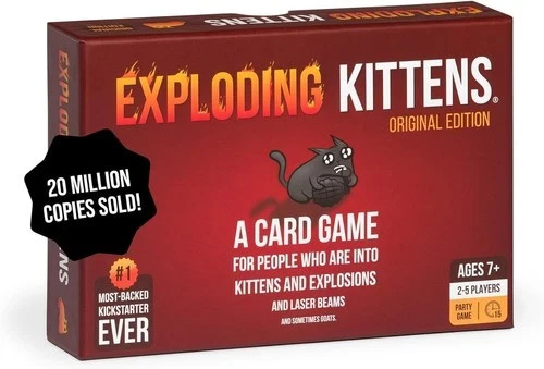 Exploding kittens card game - card,