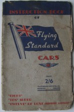 Standard Flying Eight, Ten Super, Twelve De Luxe 1939-40 Owners Instruction Book