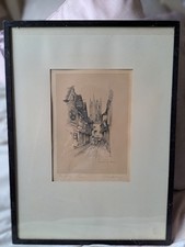 Marjorie M Bates - Butcher Lane, Canterbury - Print