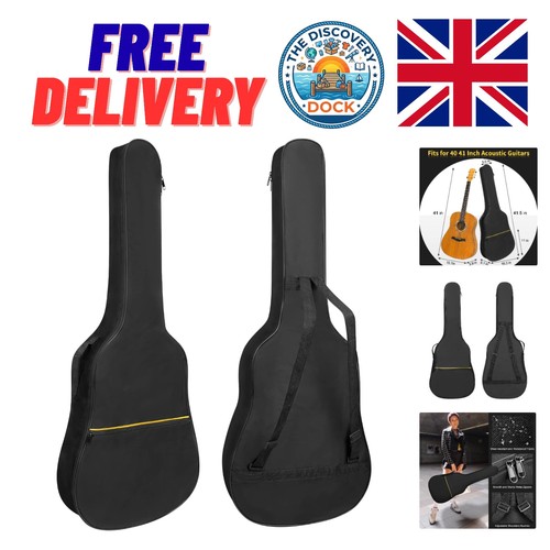 Black waterproof guitar cover - black,