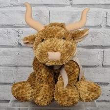Mary Meyer Longhorn Bull 9" Beanie Soft Toy Plush Floppy Highland Cow