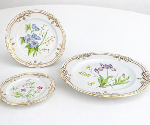Spode stafford flowers plate - stafford,