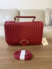 Stylish Compact Red Clutch