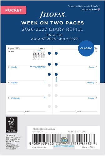 Filofax 2026 2027 - filofax,