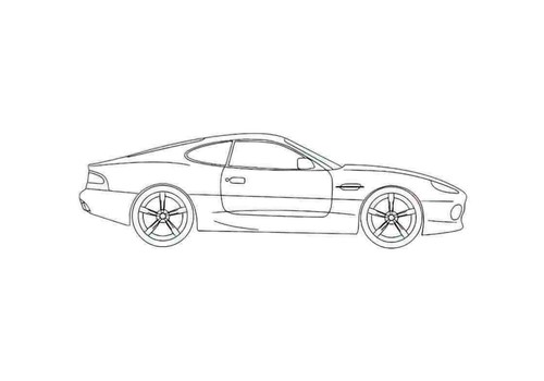 Photo blueprint aston - a4,