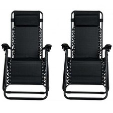 2 X RECLINING SUN LOUNGER