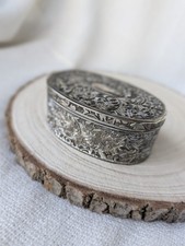 Vintage Silver Plated Oval