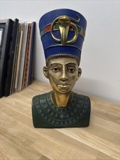 Rare Ancient Egyptian Antique Queen Nefertiti Head Unique Statue 31cm Tall.