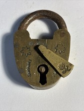 Padlock,vintage, Decorative,small,brass. No Keys.