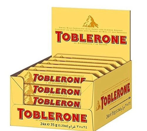 Toblerone milk chocolate bars - milk,