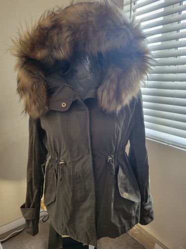 Zara short parka size 8 - short, .
