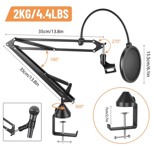 Dayplus microphone stand - microphone,