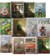 X12 FA Cup Final Programmes