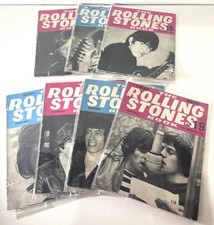 Rolling Stones Monthly Book Issues 13 14 15 16 17 18 19 - 1965 Original Magazine