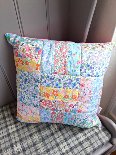 Patchwork floral square cotton - square,