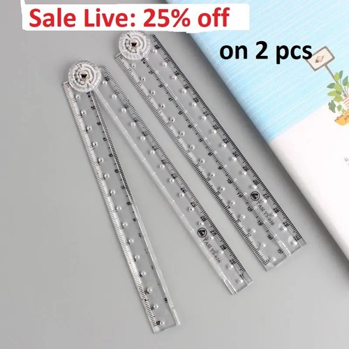 Folding acrylic ruler portable - acrylic,