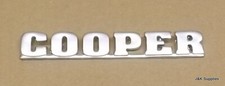 CHROME MINI COOPER BOOT BADGE