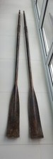 Pair of Large Vintage Wooden Oars/decor/Nautical theme