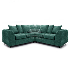 Monaco teal corner sofa - monaco,