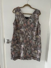 Next V Neck Linen Dress