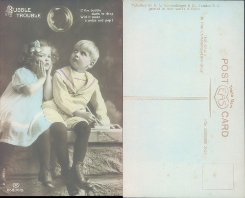 Children blowing bubbles - , ea