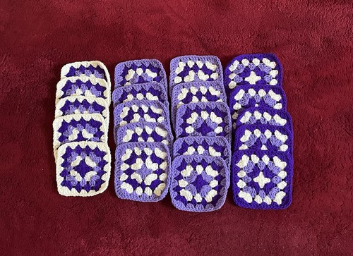 Granny squares 20pieces - granny,