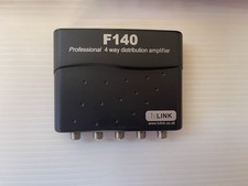 TV Link Global F140 4-Way Sky TV FM UHF Signal Booster Amplifier