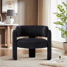 Modern Velvet Accent Chair - 3
