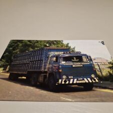 G W Martin Scania 111  Livestock Truck/Lorry photo  6x4 