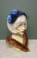 1940S STYLE NAVY BRIDGE HAT