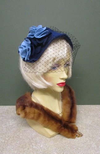 1940s style navy - style,