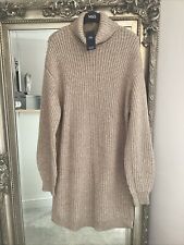 BNWT M&S CHUNKY KNIT JUMPER DRESS SIZE MEDIUM NEW