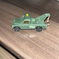 Corgi Juniors Land Rover Tow Truck Recovery Wrecker Truck Military Rare #169
