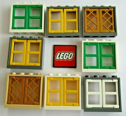 Lego 1x4x3 windows with - 1x4x3, pane