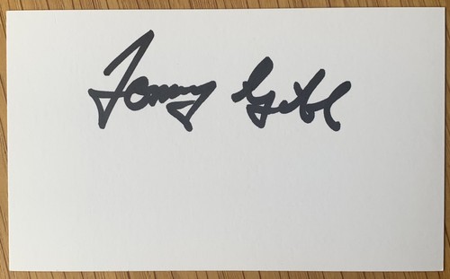Tommy gibb signed - gibb, card