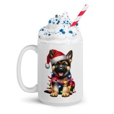 Cute German Shepherd Christmas