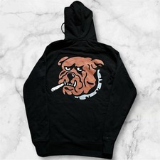PALACE SKATEBOARDS SS16 MEDIUM ZOOTED BULLDOG FLOCKA P TRI FERG HOODIE BLACK M