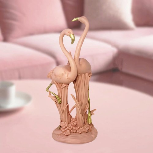 Flamingo couple statue resin - flamingo,